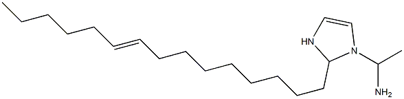 1-(1-Aminoethyl)-2-(9-pentadecenyl)-4-imidazoline Struktur