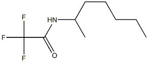 N-(1-Methylhexyl)trifluoroacetamide Struktur