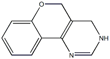 3,4-Dihydro-5H-[1]benzopyrano[4,3-d]pyrimidine Struktur