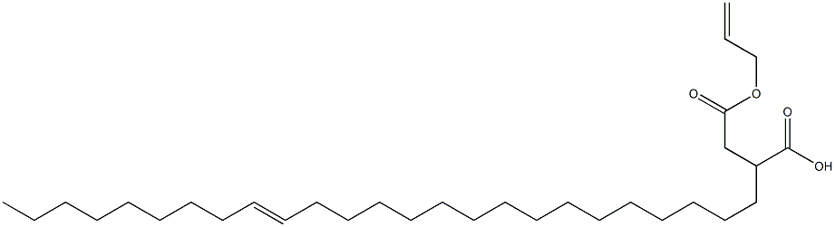 2-(16-Pentacosenyl)succinic acid 1-hydrogen 4-allyl ester Struktur