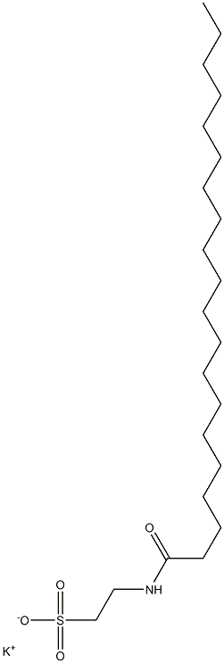 N-(1-Oxoicosyl)taurine potassium salt Struktur