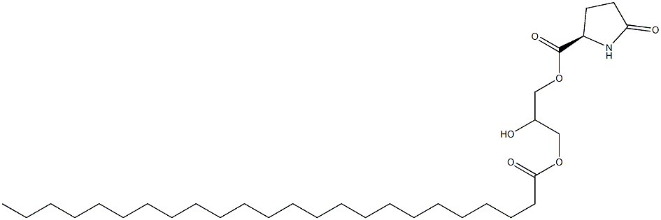 1-[(D-Pyroglutamoyl)oxy]-2,3-propanediol 3-tetracosanoate Struktur