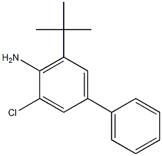 5-tert-Butyl-3-chlorobiphenyl-4-amine Struktur