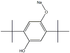 2,5-Di(tert-butyl)-4-(sodiooxy)phenol Struktur