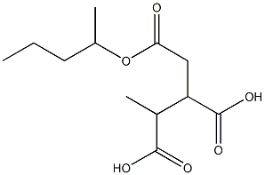 Butane-1,2,3-tricarboxylic acid 2-pentyl ester Struktur