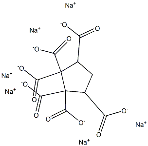 1,1,2,2,3,5-Cyclopentanehexacarboxylic acid hexasodium salt Struktur