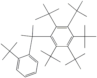 2-(Penta-tert-butylphenyl)-2-(2-tert-butylphenyl)propane Struktur