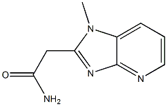 1-Methyl-1H-imidazo[4,5-b]pyridine-2-acetamide Struktur