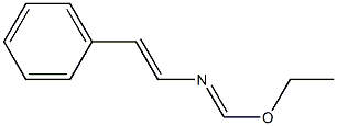 1-Phenyl-N-[(ethoxy)methylene]ethenamine Struktur