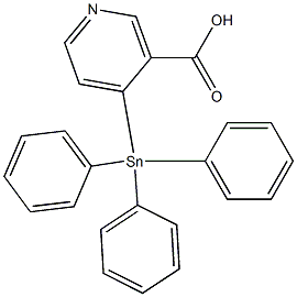 4-(Triphenylstannyl)nicotinic acid Struktur