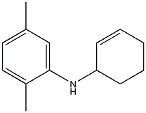 2,5-Dimethyl-N-(2-cyclohexenyl)aniline Struktur