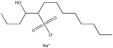 4-Hydroxytridecane-5-sulfonic acid sodium salt Struktur