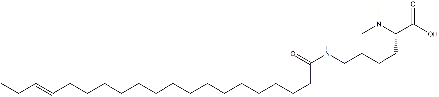 N6-(17-Icosenoyl)-N2,N2-dimethyllysine Struktur