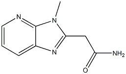 3-Methyl-3H-imidazo[4,5-b]pyridine-2-acetamide Struktur