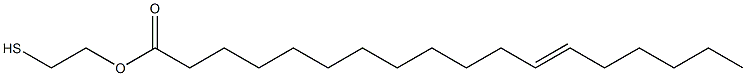 12-Octadecenoic acid 2-mercaptoethyl ester Struktur