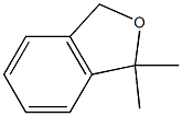 1,3-Dihydro-3,3-dimethylisobenzofuran Struktur