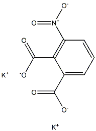 3-Nitrophthalic acid dipotassium salt Struktur