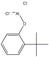 (2-tert-Butylphenoxy)aluminum dichloride Struktur