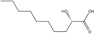 (2S)-2-Hydroxydecanoic acid Struktur