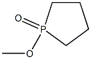 1-Methoxy-1-oxo-1,1,2,3,4,5-hexahydro-1H-phosphole Struktur