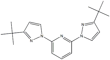 1,1'-(2,6-Pyridinediyl)bis(3-tert-butyl-1H-pyrazole) Struktur