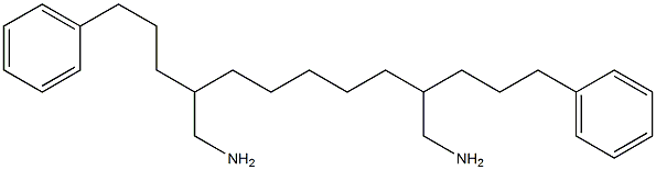 2,8-Bis(3-phenylpropyl)nonane-1,9-diamine Struktur