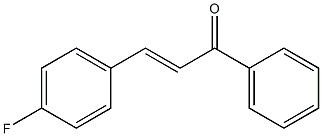 (E)-4-Fluorochalcone Struktur