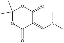 2,2-Dimethyl-5-(dimethylaminomethylene)-1,3-dioxane-4,6-dione Struktur