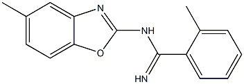 N1-(5-Methylbenzoxazol-2-yl)-2-methylbenzamidine Struktur