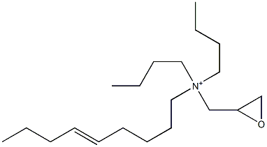 Dibutyl(5-nonenyl)glycidylaminium Struktur