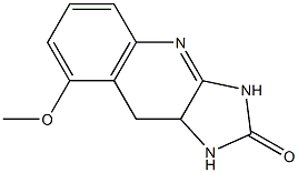 8-Methoxy-9,9a-dihydro-1H-imidazo[4,5-b]quinolin-2(3H)-one Struktur