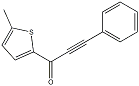 1-(5-Methyl-2-thienyl)-3-phenyl-2-propyn-1-one Struktur