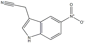 5-Nitro-1H-indole-3-acetonitrile Struktur