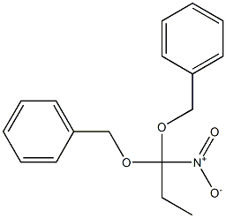 1-Nitropropionaldehyde dibenzyl acetal Struktur