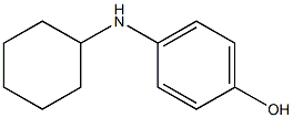 p-(Cyclohexylamino)phenol Struktur