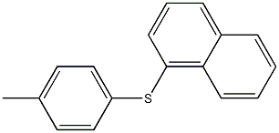 4-Methylphenyl 1-naphtyl sulfide Struktur