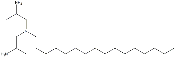 N,N-Bis(2-aminopropyl)hexadecan-1-amine Struktur