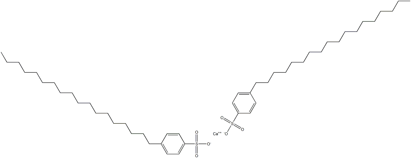 Bis(4-octadecylbenzenesulfonic acid)calcium salt Struktur