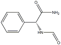 [R,(-)]-2-Formylamino-2-phenylacetamide Struktur