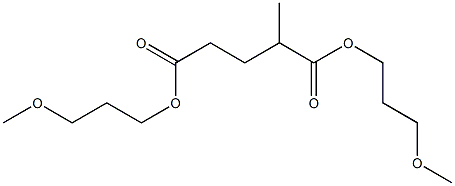 2-Methylglutaric acid bis(3-methoxypropyl) ester Struktur