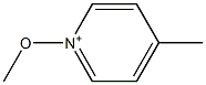 4-Methyl-1-methoxypyridinium Struktur