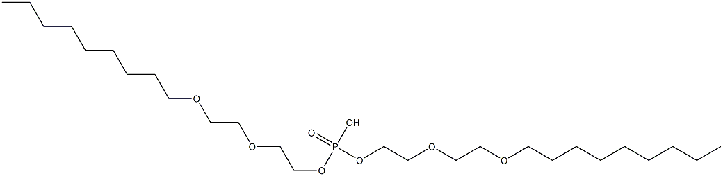 Phosphoric acid bis[2-[2-(nonyloxy)ethoxy]ethyl] ester Struktur