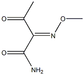 2-Methoxyimino-3-oxobutyramide Struktur