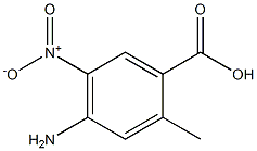 4-Amino-2-methyl-5-nitrobenzoic acid Struktur