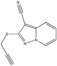 2-[(2-Propynyl)thio]pyrazolo[1,5-a]pyridine-3-carbonitrile Struktur