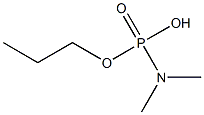 N,N-Dimethylamidophosphoric acid hydrogen propyl ester Struktur