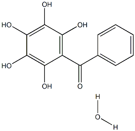 Pentahydroxybenzophenone hydrate Struktur