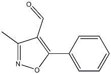 3-Methyl-5-phenylisoxazole-4-carbaldehyde Struktur