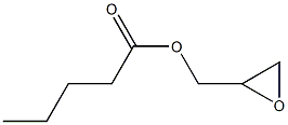 Valeric acid glycidyl ester Struktur