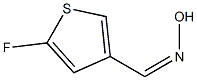 5-Fluoro-3-thiophenecarbaldehyde (Z)-oxime Struktur